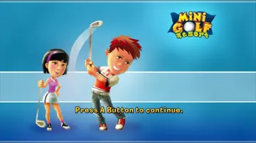 Mini Golf Resort screen shot title